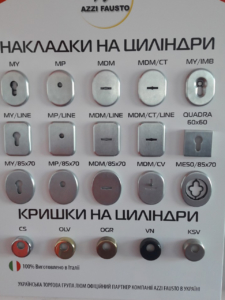 Накладки и крышки на цилиндры замка Киев